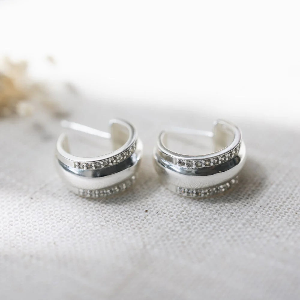 Boucles d'oreilles Raisa - Argent