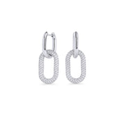 Boucles dormeuses Constance - Argent
