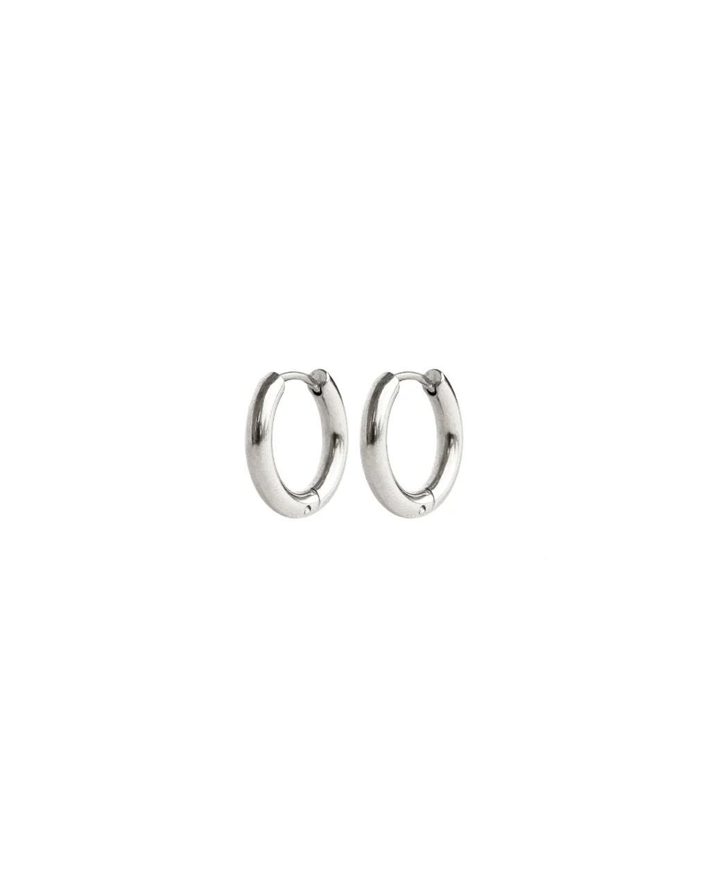 Boucles d'oreilles Huggie - Argent