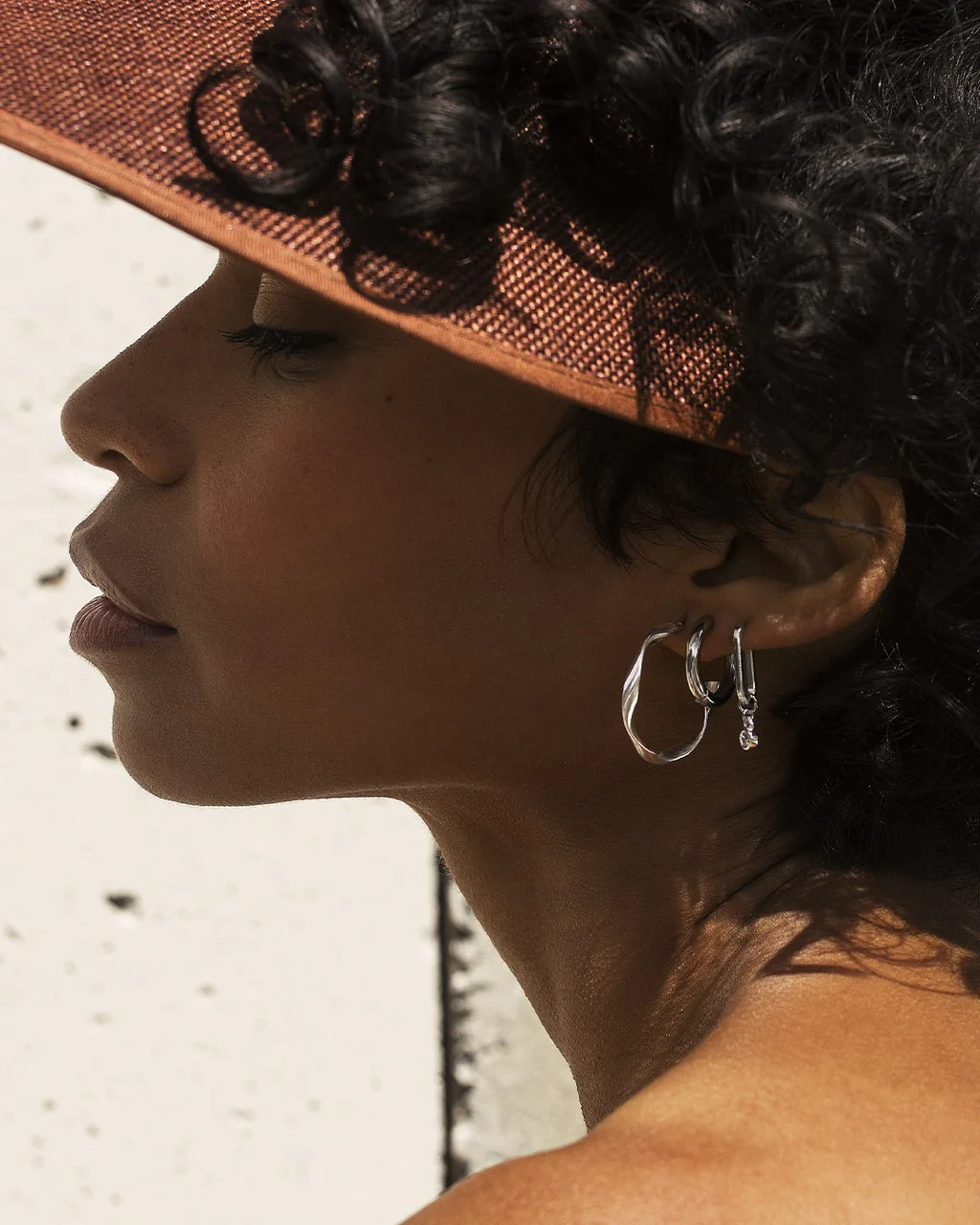 Boucles d'oreilles Huggie - Argent