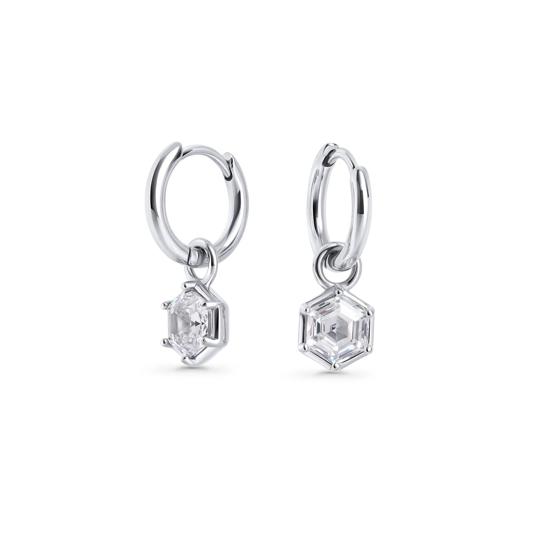 Boucles dormeuses Octavia - Argent