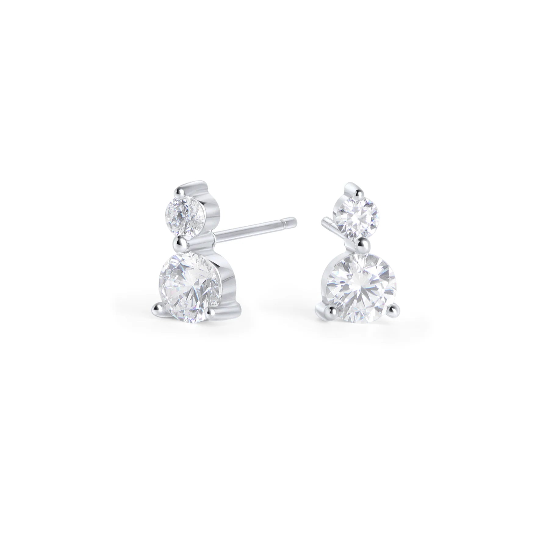 Boucles fixes Ophelia - Argent