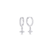 Boucles dormeuses Briget - Argent