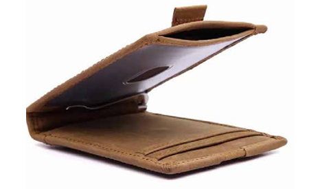 Porte-cartes Strike - Cognac