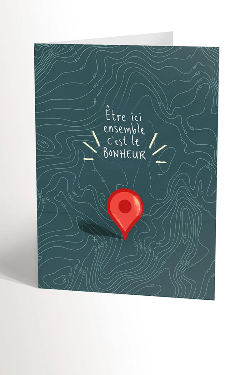 Carte de souhaits - Bonheur