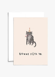 Carte de souhaits - Bonne fête Yo