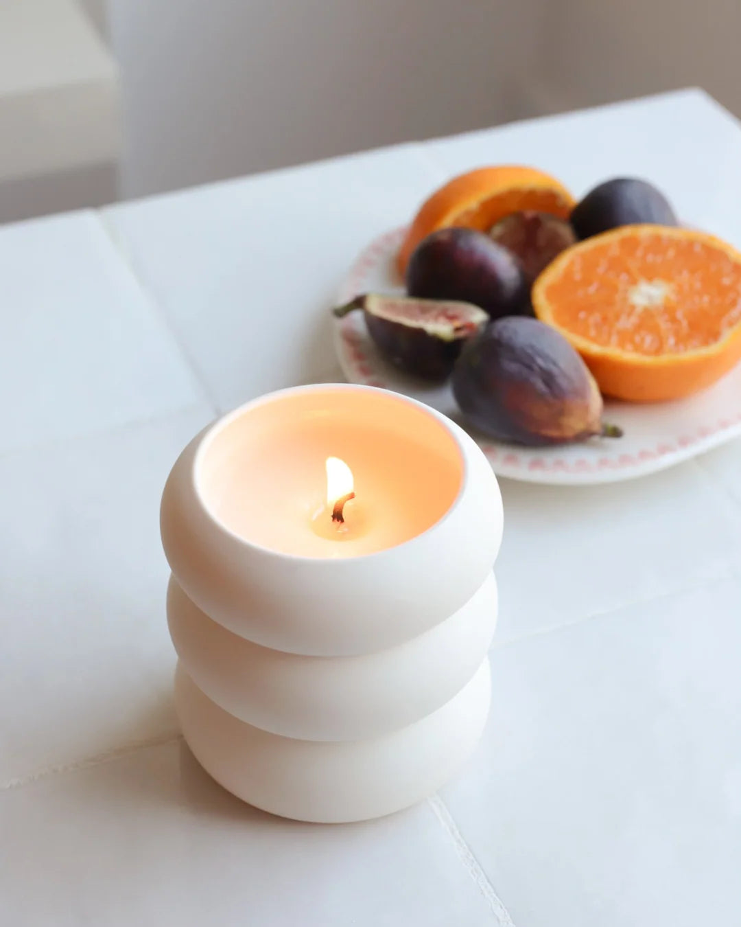 Bougie de soja Bubble - Figue & tangerine