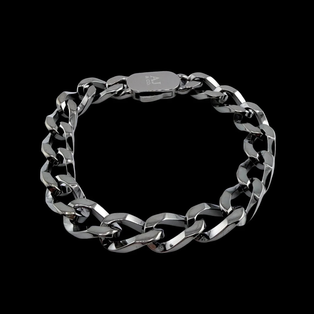 Bracelet Prestance - Noir « Gun black »