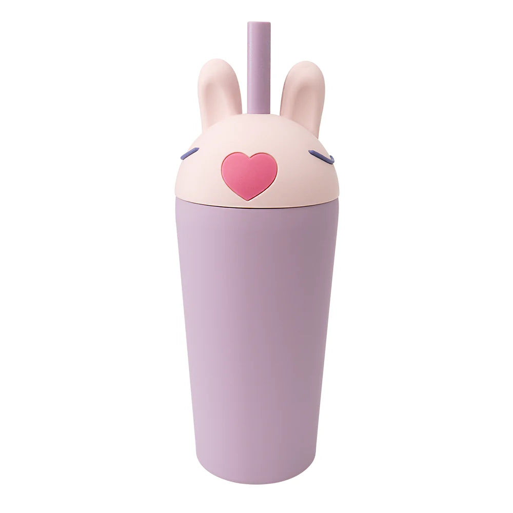 Gobelet isotherme avec paille 16oz - Bestie Lapin
