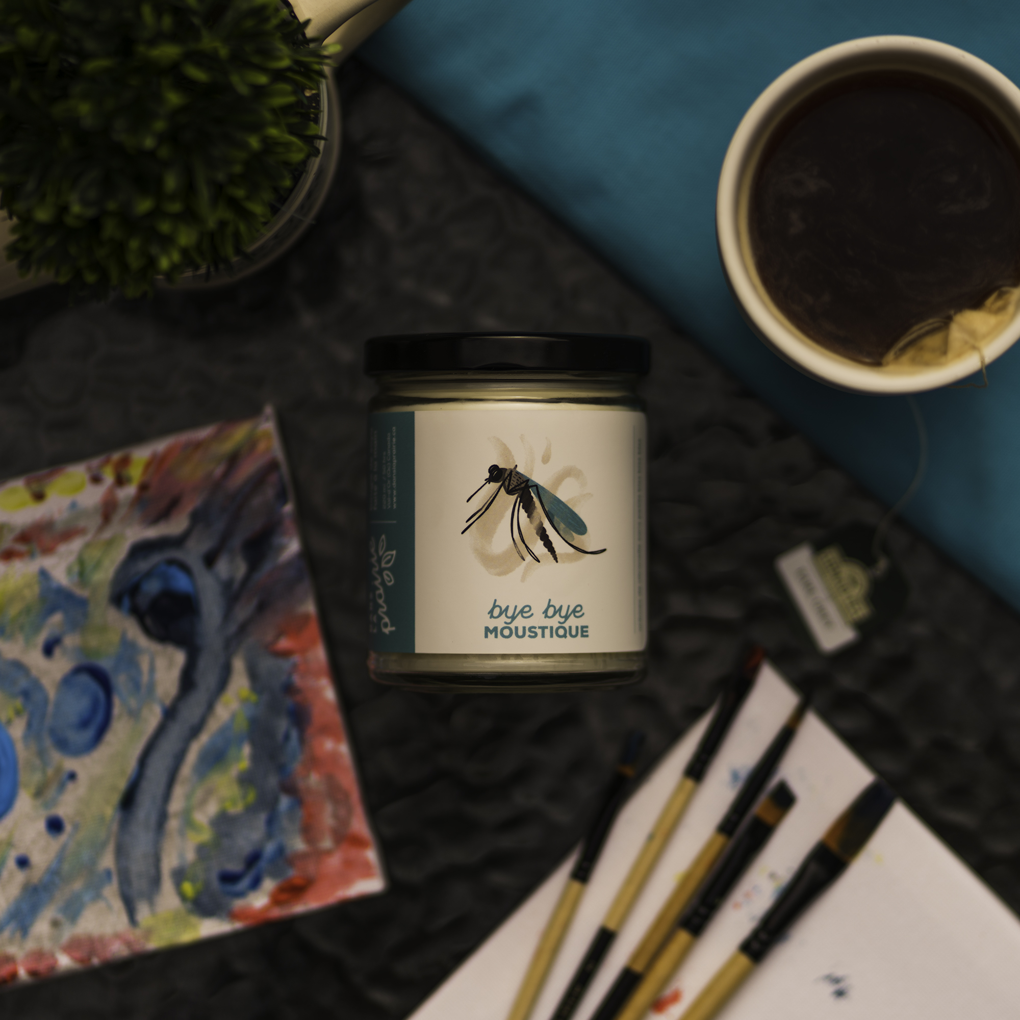 Chandelle de soya - Bye bye moustique