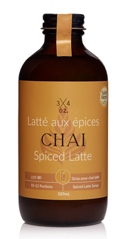 Sirop à café - Chai latté aux épices