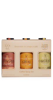 Ensemble de sirops à café