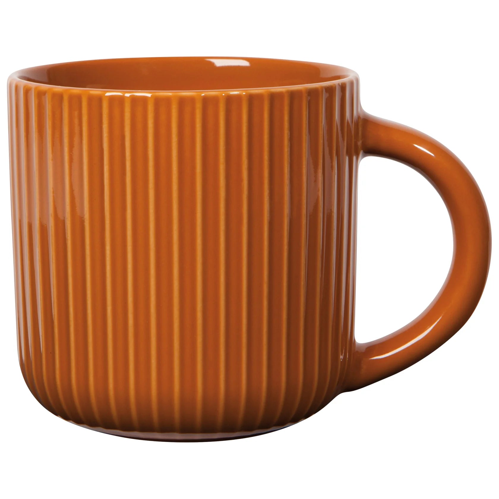 Tasse cannelée - Cognac