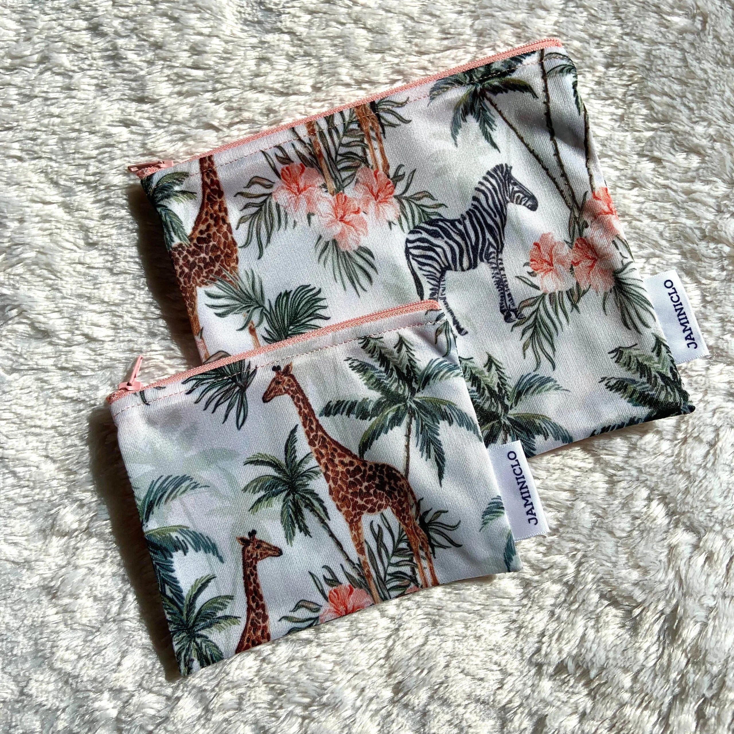 Sac collation (Petit) - Girafes/zèbres