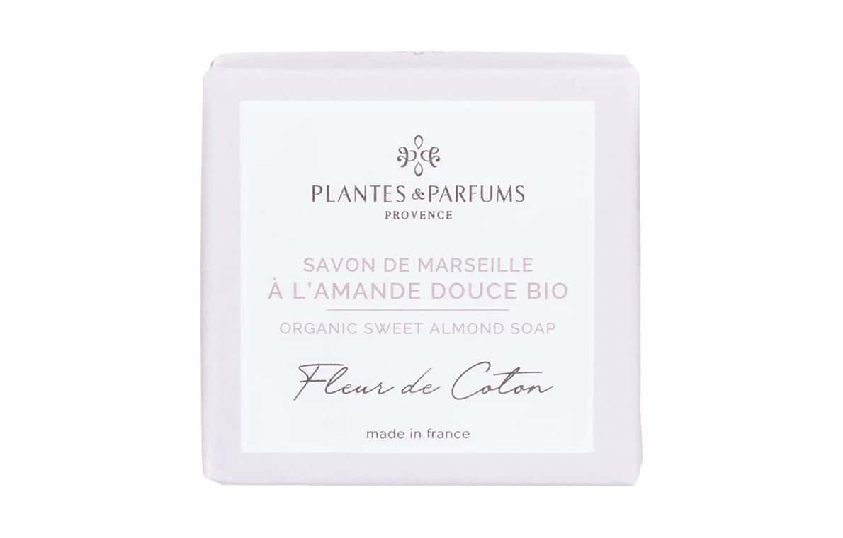 Savon de Marseille au karité bio - Fleur de coton