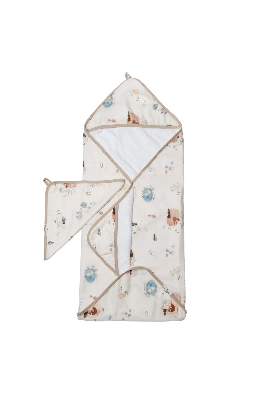 Ensemble serviette à capuchon - Cozy forest