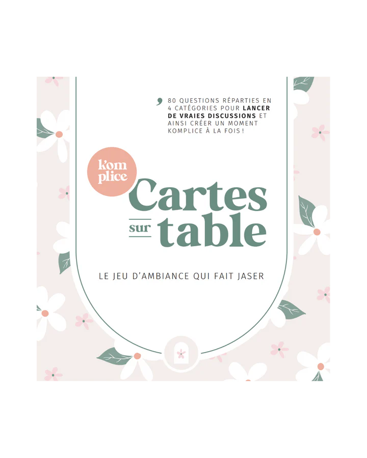 Jeu de conversation - Cartes sur table