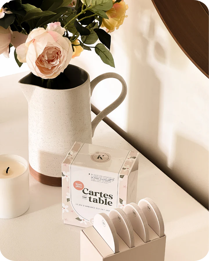 Jeu de conversation - Cartes sur table
