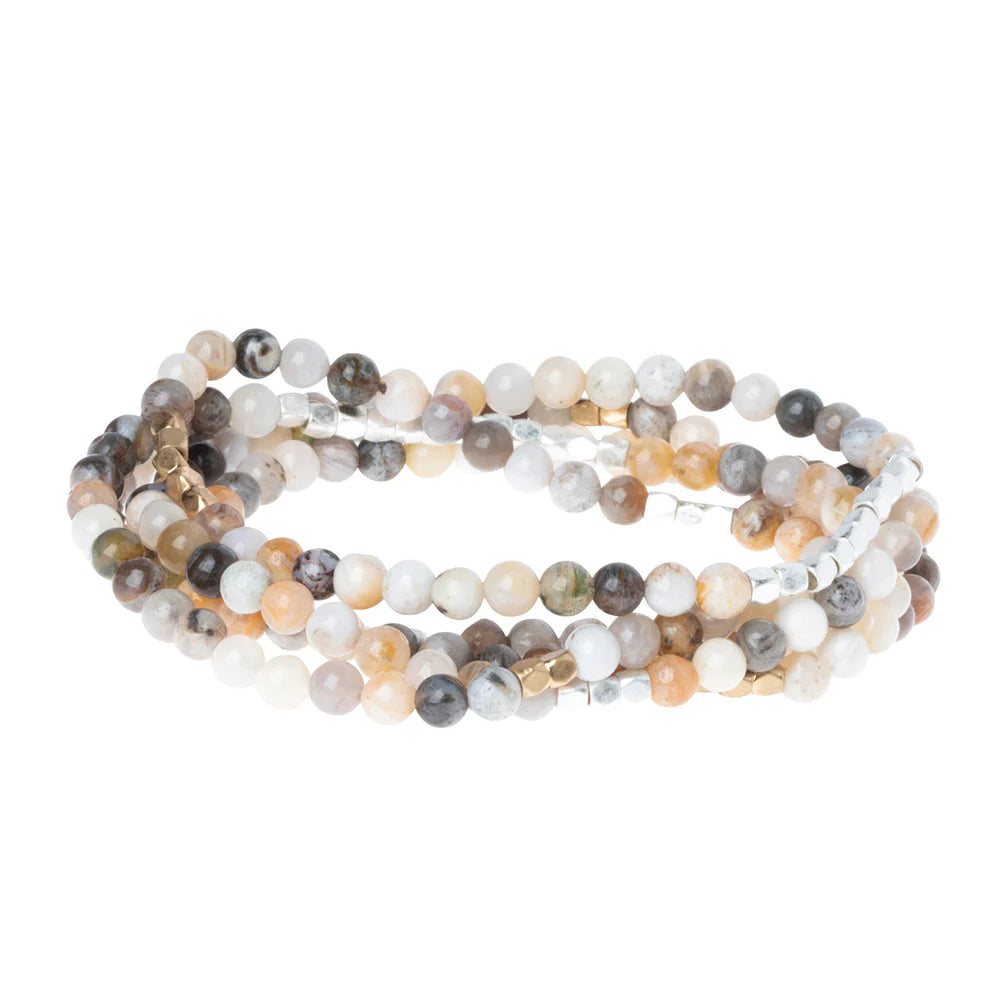 Bracelet/collier Stone Wrap - Mexican Onyx (confiance)