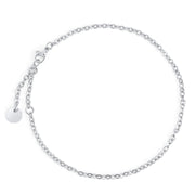 Bracelet de cheville Alice - Argent