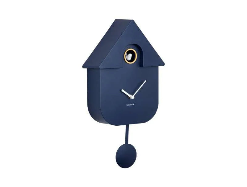 Horloge coucou moderne - Bleu foncé