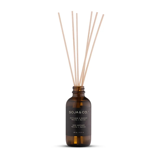 Diffuseur à roseaux - Matcha + Épices