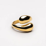 Bague Double twist - Or