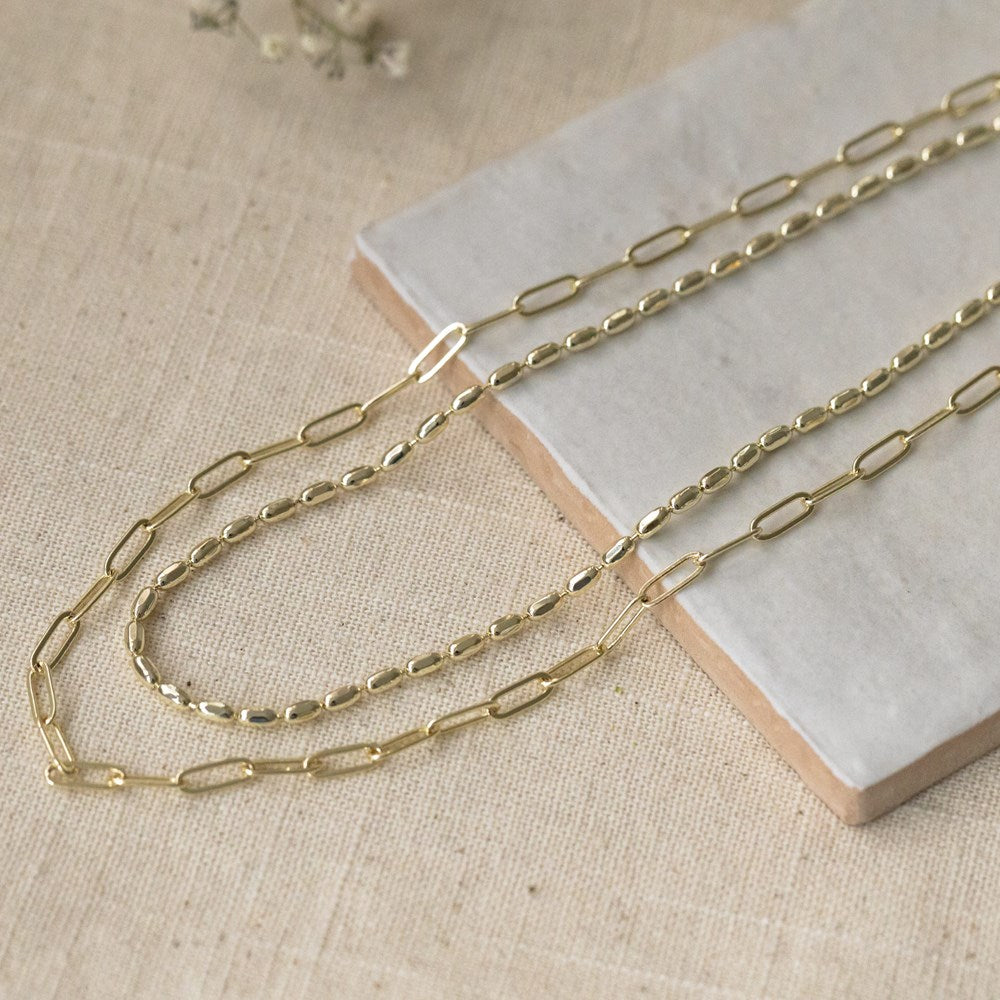 Collier Double take - Or