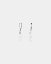 Boucles d'oreilles Clarina - Argent - Écume