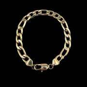 Bracelet Figaro Loyal - Or 14k