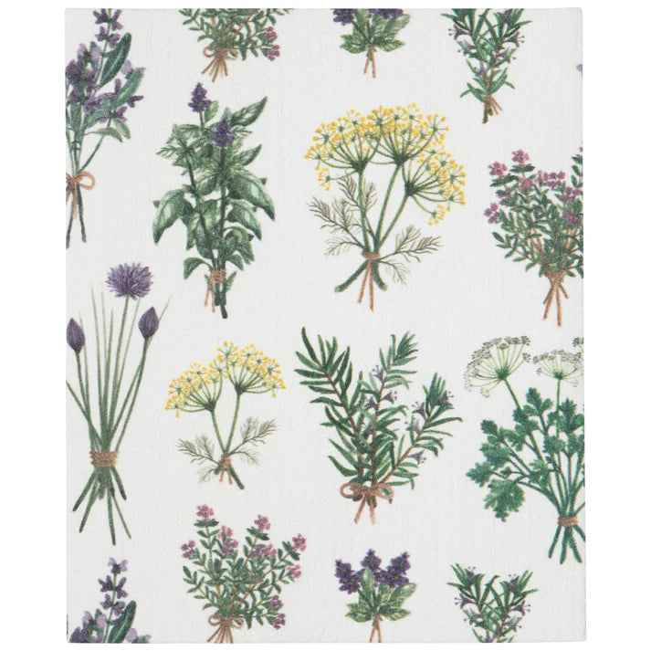 Rouleau d'essuie-tout réutilisable - Fleurs