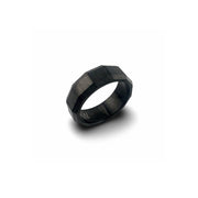 Bague Focus - Noir Mat