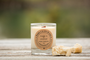 Chandelle de soya avec mèche crépitante - Fournée de la boulangère