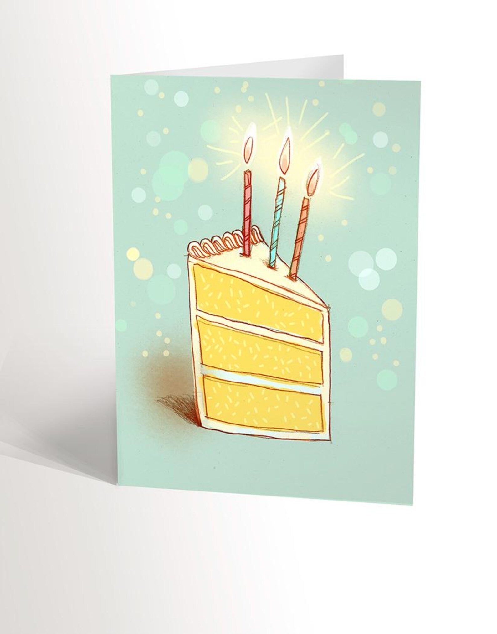 Carte de souhaits - Gâteau au citron