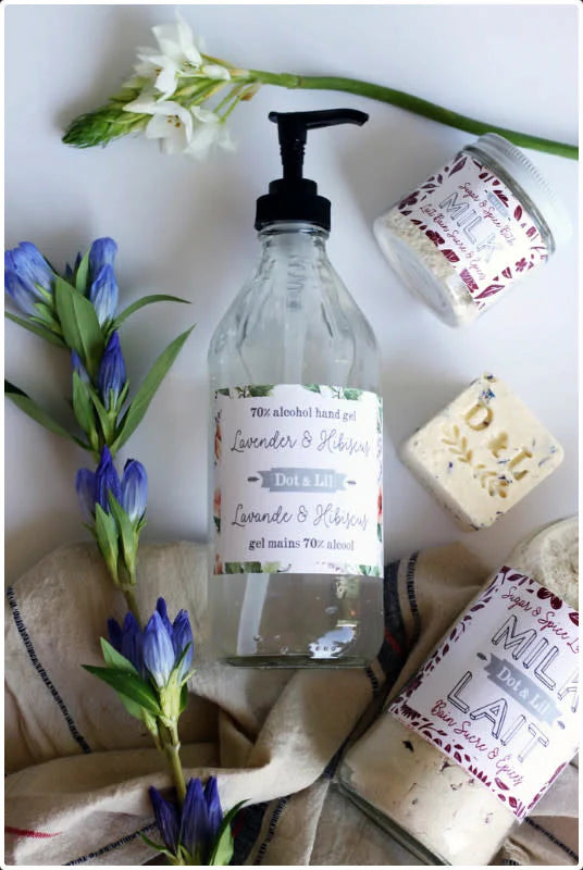 Gel mains - Lavande et hibiscus
