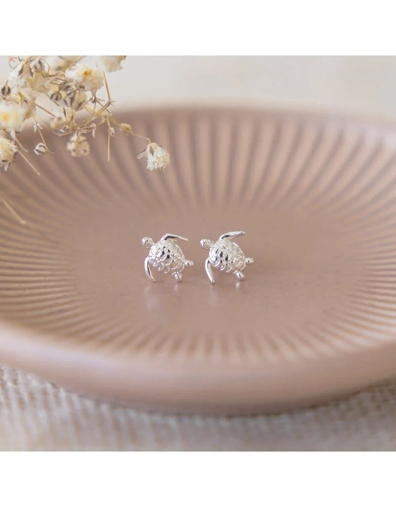 Boucles d'oreilles Turtlette - Argent