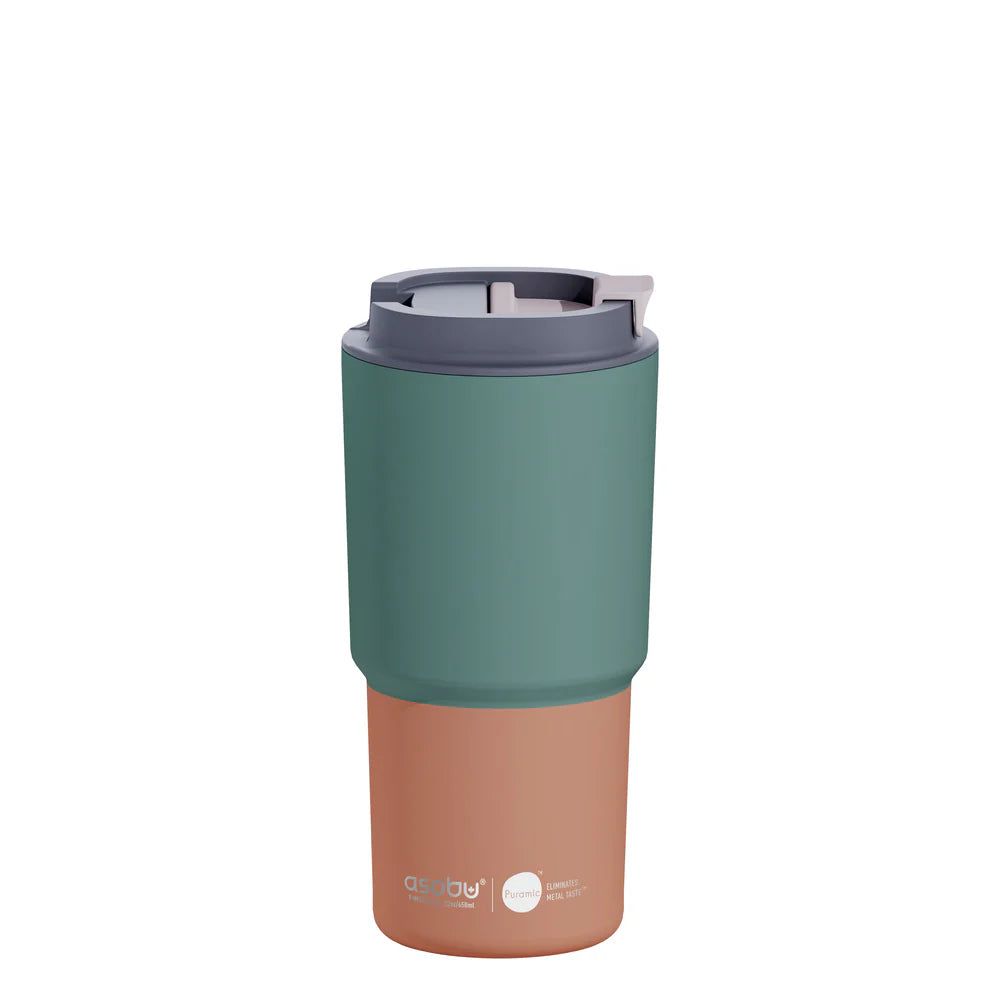 Tasse de voyage 22oz avec intérieur en céramique - Vert pastel