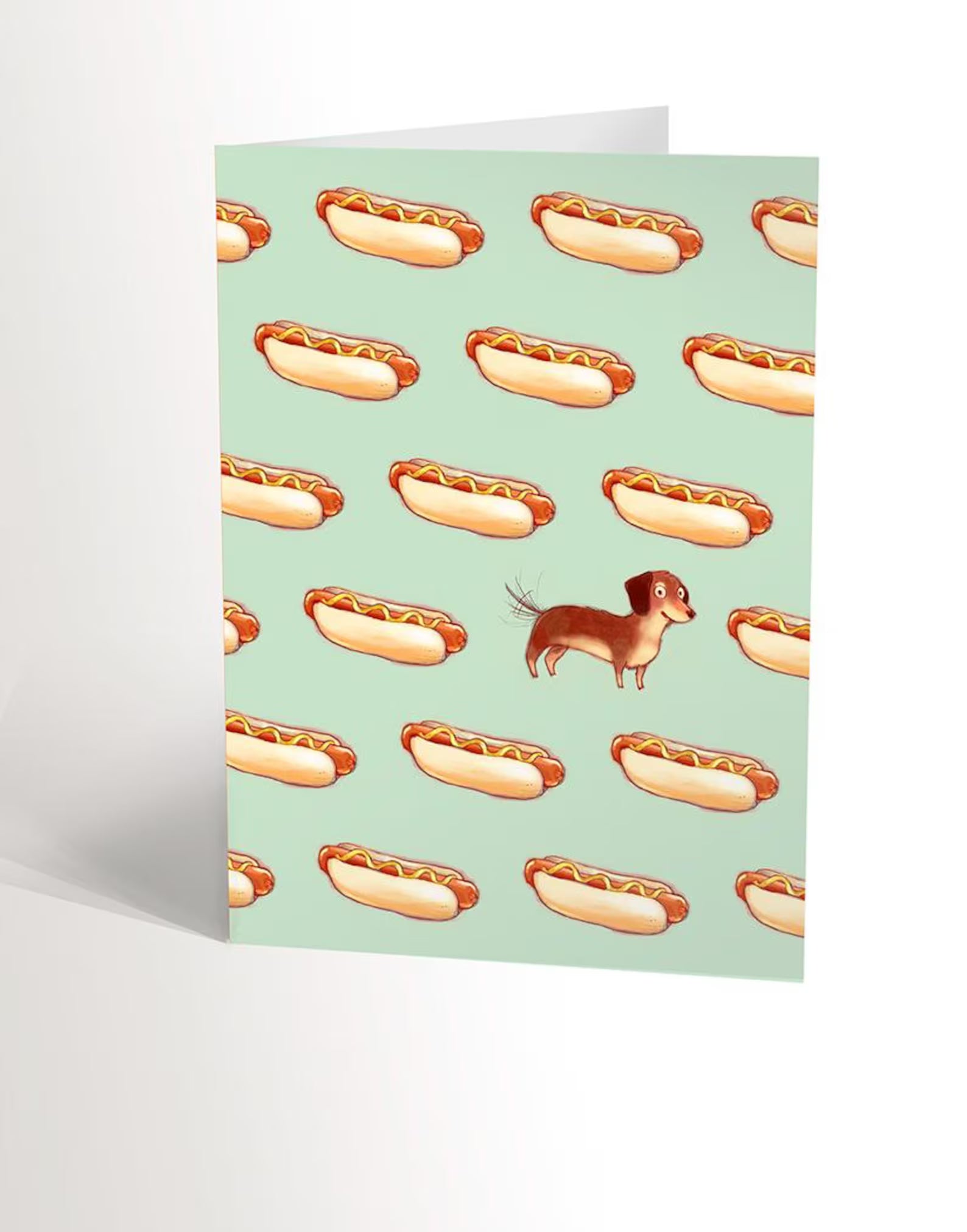 Carte de souhaits - Hot dog