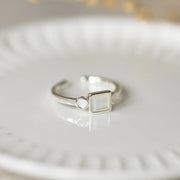 Bague Inner glow - Argent