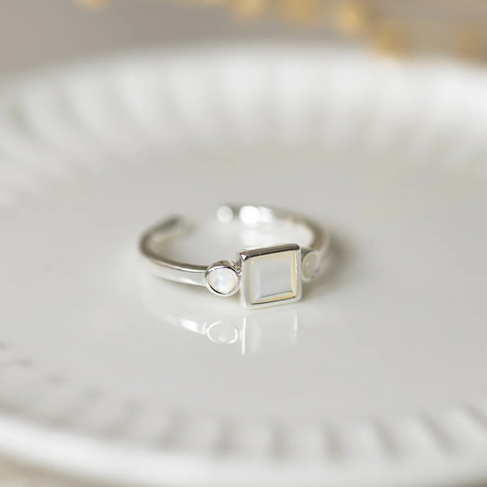 Bague Inner glow - Argent