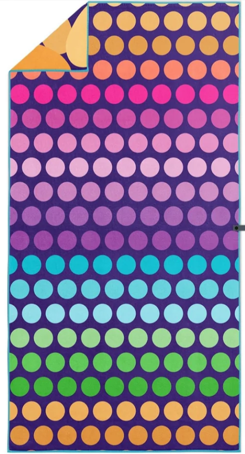 Serviette de plage en microfibre XL - Joli coeur
