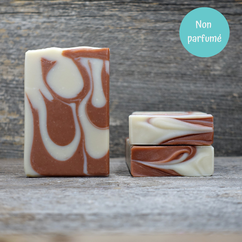 Savon en barre - Beurre de karité et argile rose