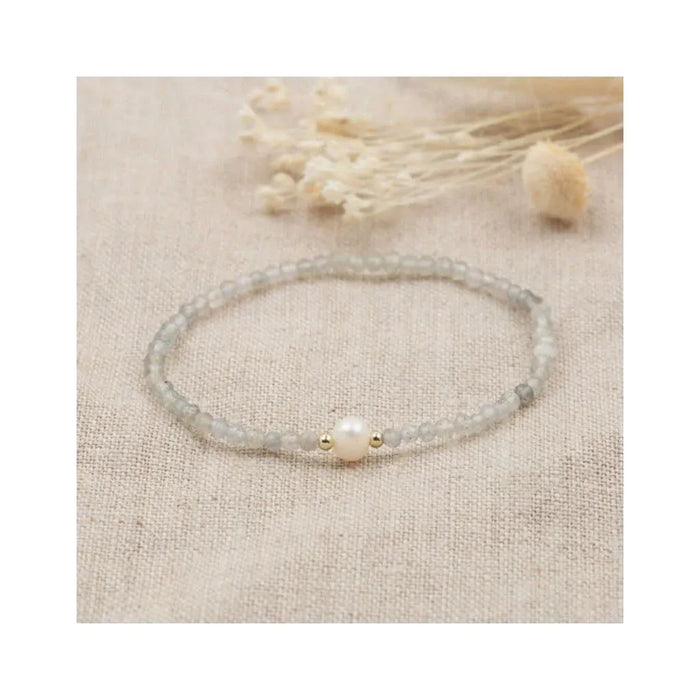Bracelet Lacey - Or et labradorite