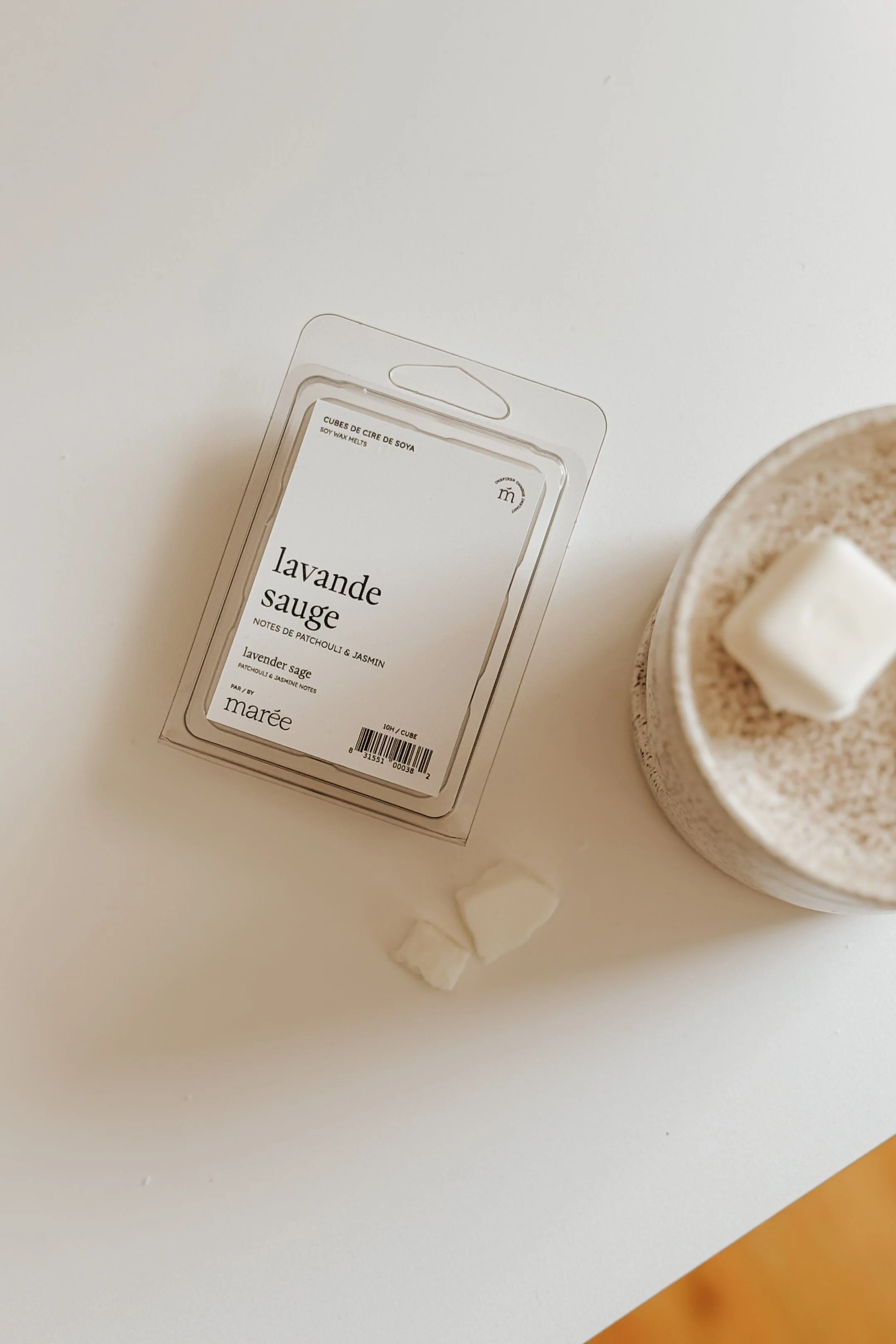 Cubes de cire de soya - Lavande sauge