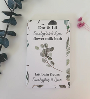Sachet lait de bain - Eucalyptus et lime