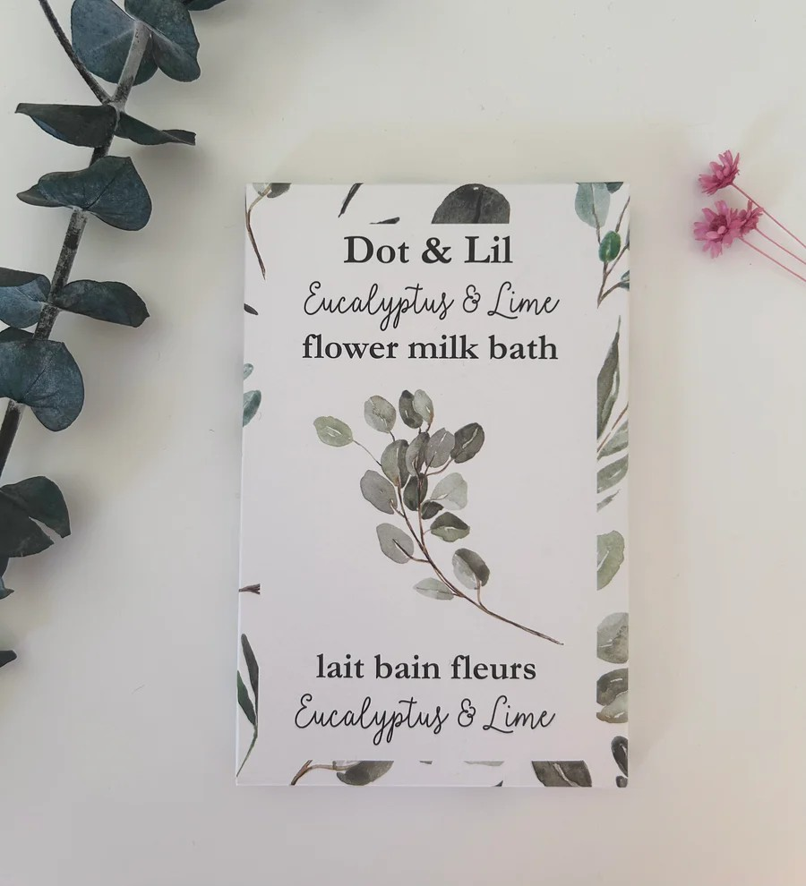 Sachet lait de bain - Eucalyptus et lime