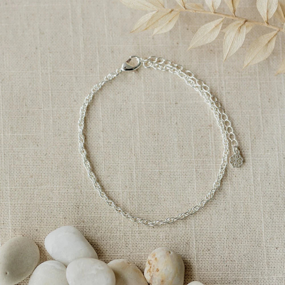Bracelet de cheville Lola - Argent