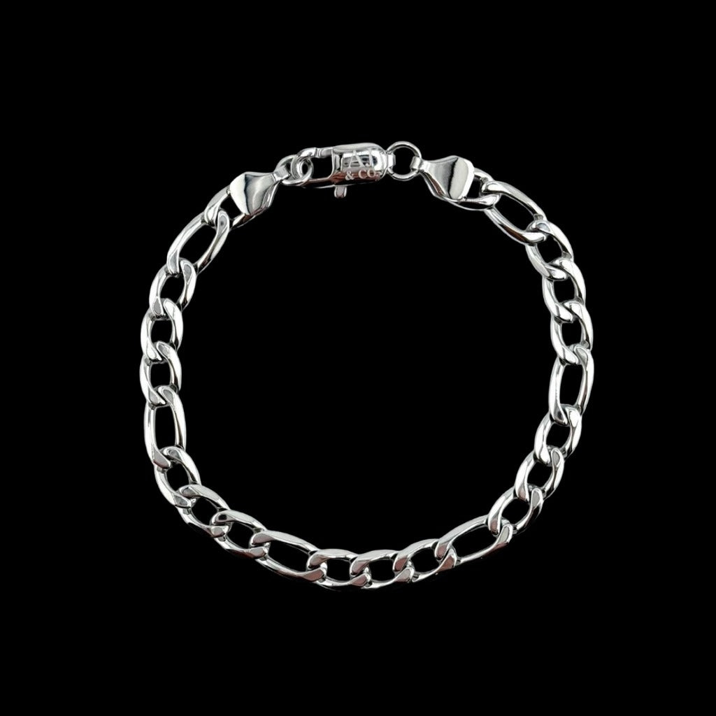 Bracelet Figaro Loyal - Argent