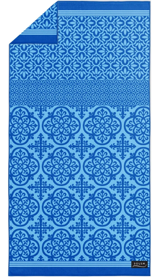 Serviette de plage en microfibre XL -Méditerranée