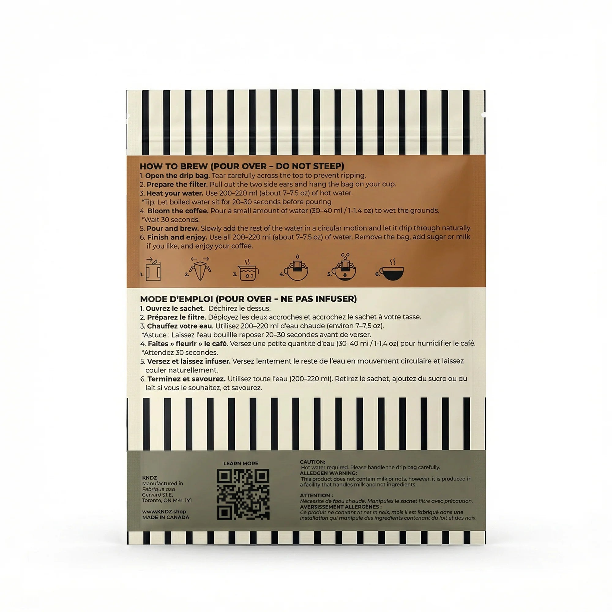 Café filtre en sachet - Everyday medium roast